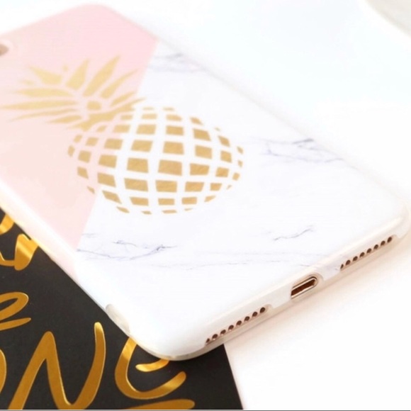 NEW iPhone 6+/6s+ Marble Pineapple Case - Picture 2 of 3